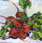 21.	Radishes (from life), oil on masonite, 8” x 8”, © 2007